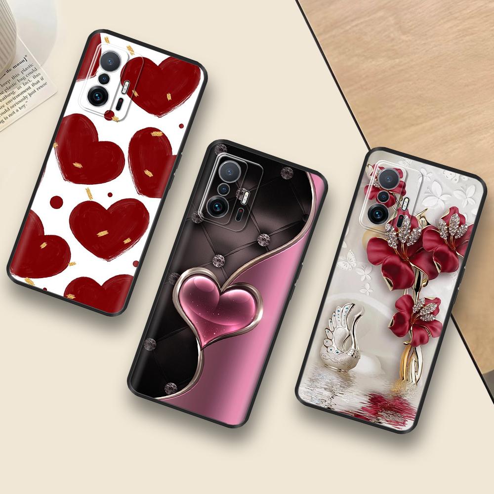 Phone Case For Xiaomi 11T Mi 11 T Pro Case Silicone Soft TPU Back Cover For Xiaomi11T Pro Case Protective Cartoon Shells Fundas