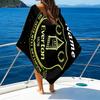 1PC Custom Name Beach Towel Everton Football Crest Beach Towel, Suitable for Camping, Travel, Beach Accessories, Super Absorbent, Family Gift