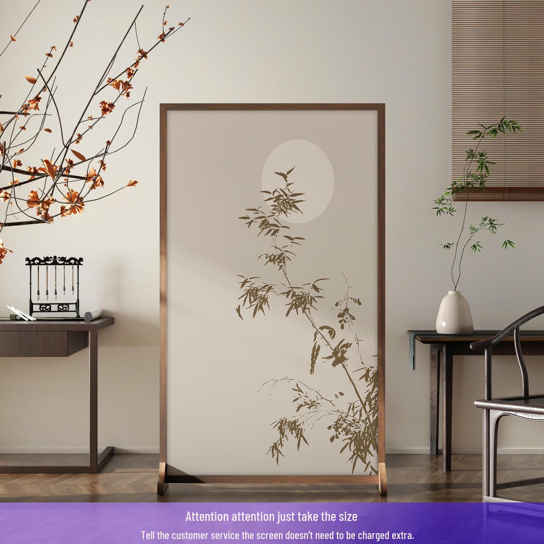 

Modern Wooden Partition Screen for Living Room and Hallway Decor Fully Assembled
