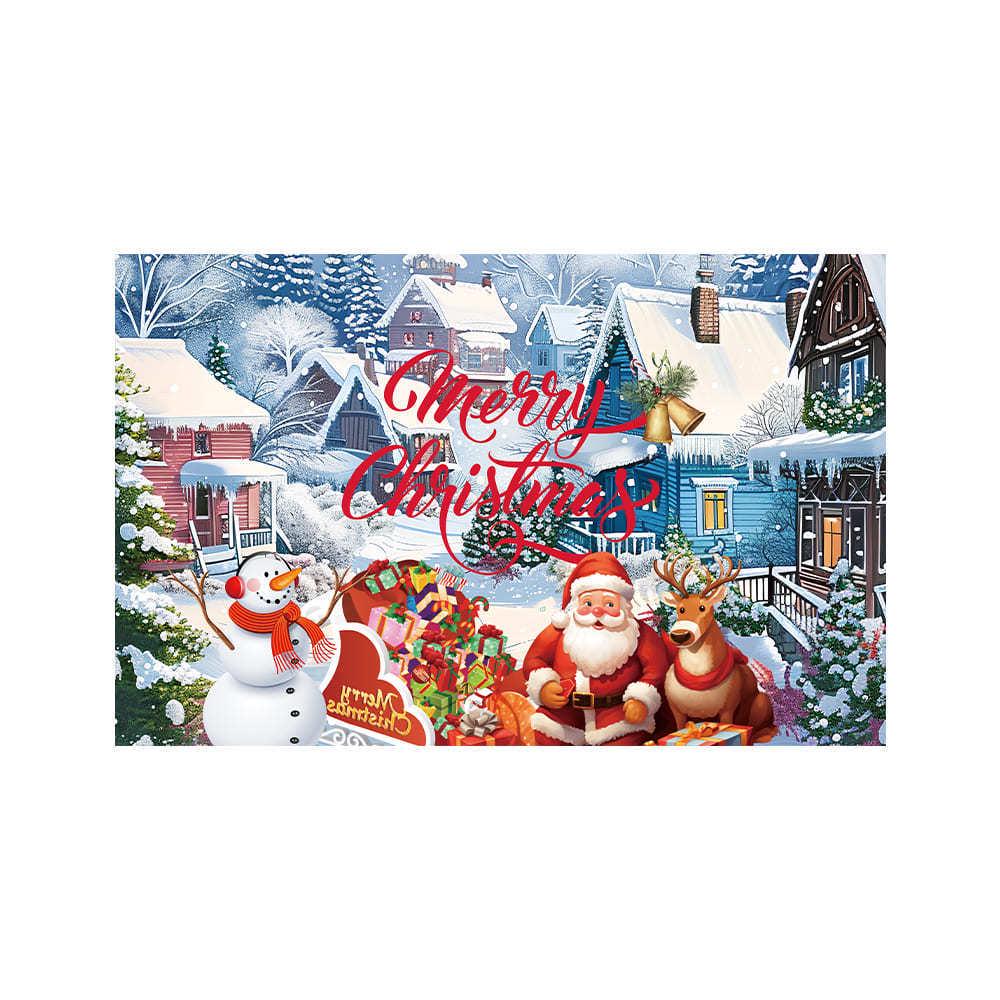 Christmas Backdrop Decorative Wall Cloth for Parties and Restaurants