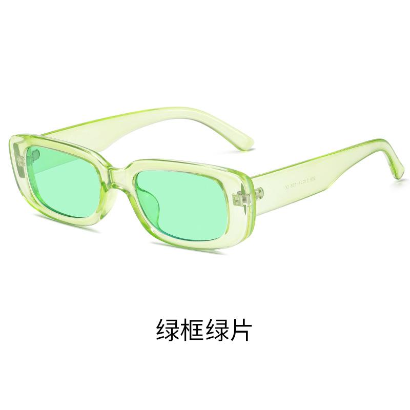 

Солнцезащитные очки с маленькой оправой, Солнцезащитные очки желеобразных цветов, Уличная съемка 368 Солнцезащитные очки с защитой от УФ-лучей.