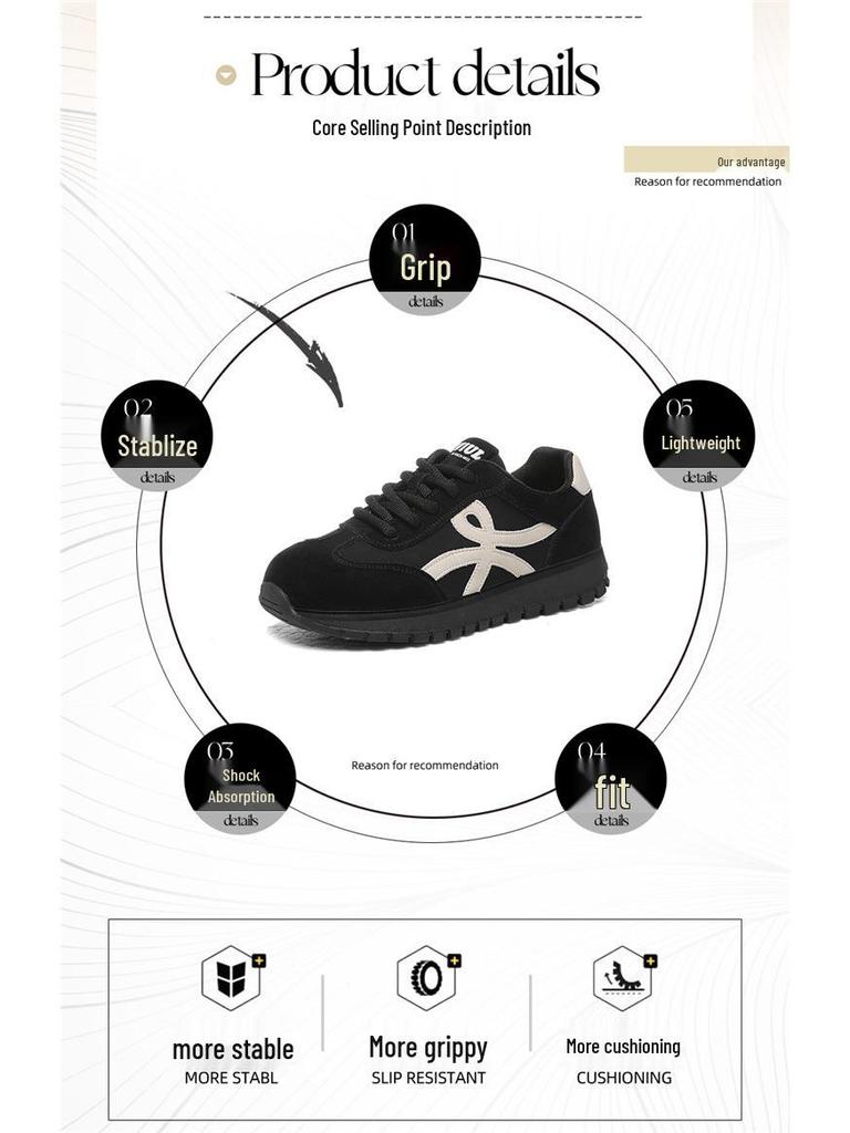 Golden Rabbit 2025 Autumn Women's Korean Fashion Dad Shoes - Comfortable, Thick Sole, Casual Forrest Gump Style.