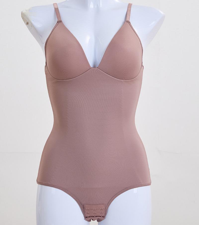 High-end Shapewear Camisole V-neck Waist and Belly Sexy Shapewear One-piece Suit