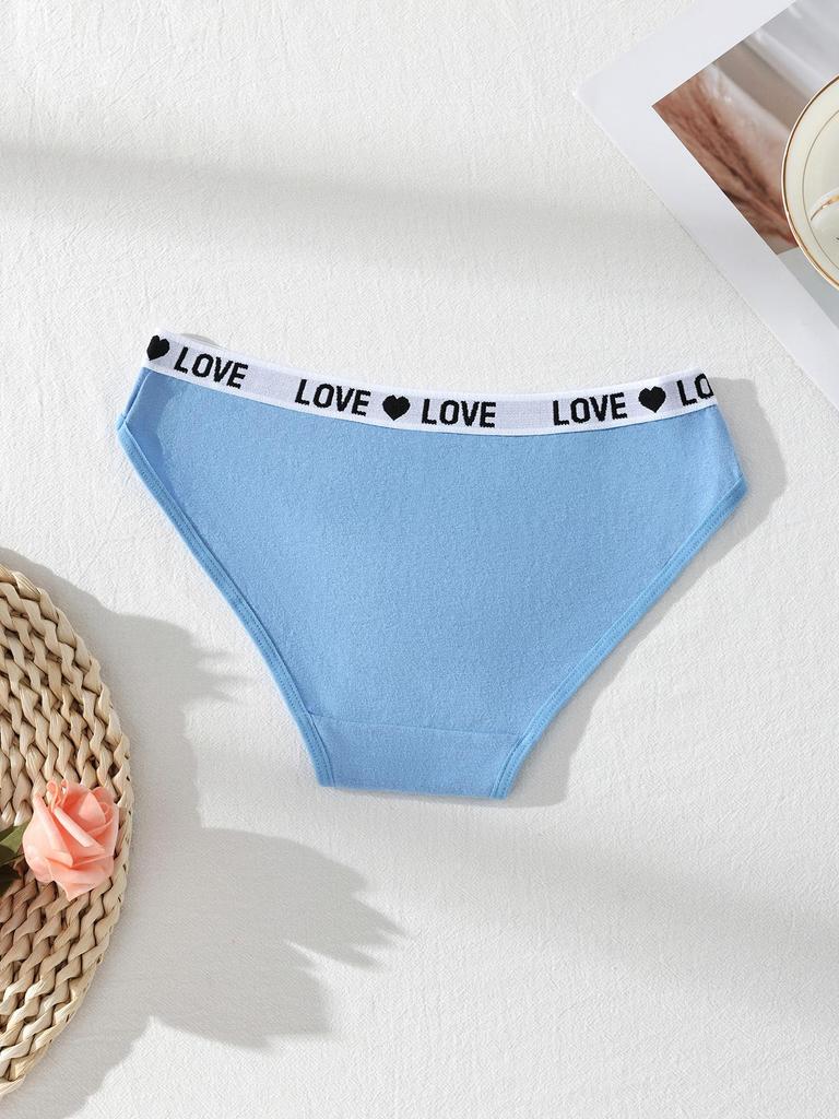 Kobiety Bawełniane Majtki Seksowne Damskie Majtki Litera Majtki Dziewczęce Miękka Damska Bielizna Oddychająca Elastyczna Damska Bielizna XS-XL