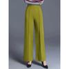 Women's High Waist Solid Color Wide Leg Pants Casual Elastic Waist Business Trousers