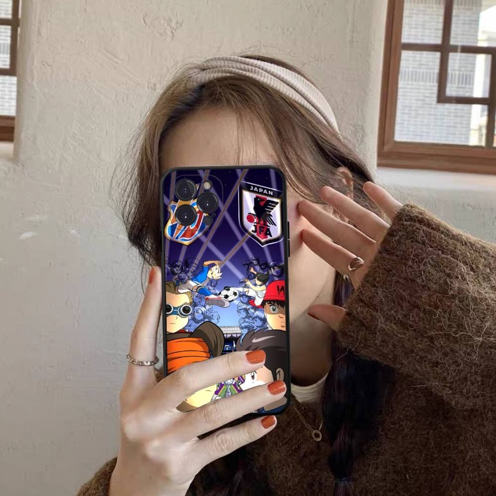 Axel Blaze Firestorm Inazuma Eleven Phone Case For Iphone 16 15 17 13 14 12 11 Pro Max Plus Black Shell Cover Case