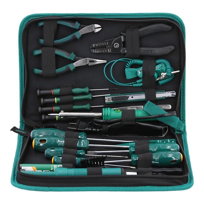 SATA 22-Piece Multi-functional Electrician Tool Kit