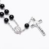 Katholische Kreuzigung Jesu Kreuz Rosenkranzarmband Heiliger Benedikt Medaille Gebetsperlen Armbänder Schmuck