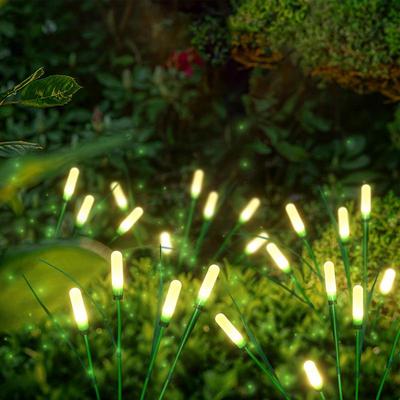 Garden Lights Solar Powered Lawn Lamp For Outside Waterproof Lawn Lighting Device Set Of 2 Outdoor Decor Lamp For Patio Yard
