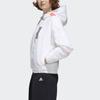 Adidas W.N.D. Sports Jacket With Hood For Spring And Autumn Women Jackets White GF0131