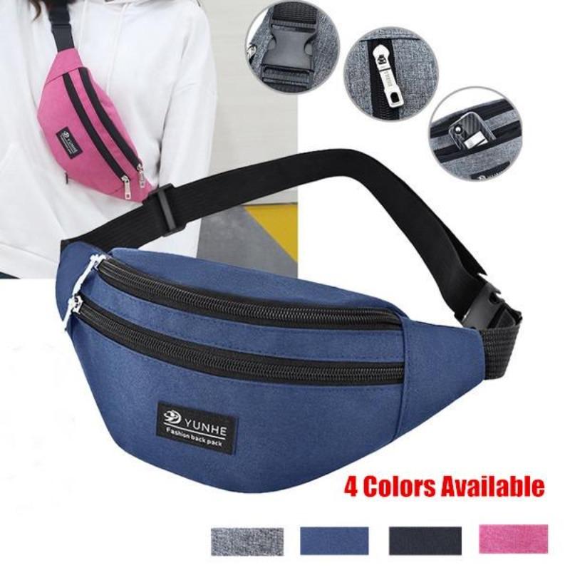 Men Casual Large Capacity Outdoor Travel Hip Purse Sports Shoulder Multifunction Wallet Bag