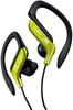 JVC Kenwood for Yellow HA-EB75-Y Earphones, Ear-Hook Type, Water-Resistant, Sports,