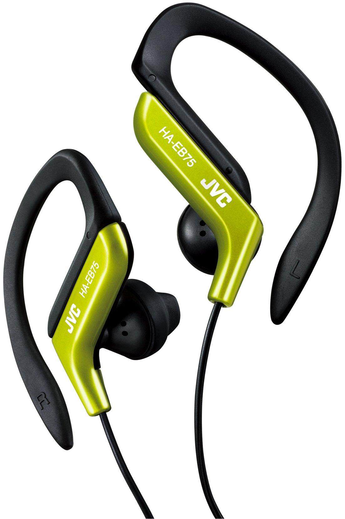 

JVC Kenwood for Yellow HA-EB75-Y Earphones, Ear-Hook Type, Water-Resistant, Sports,