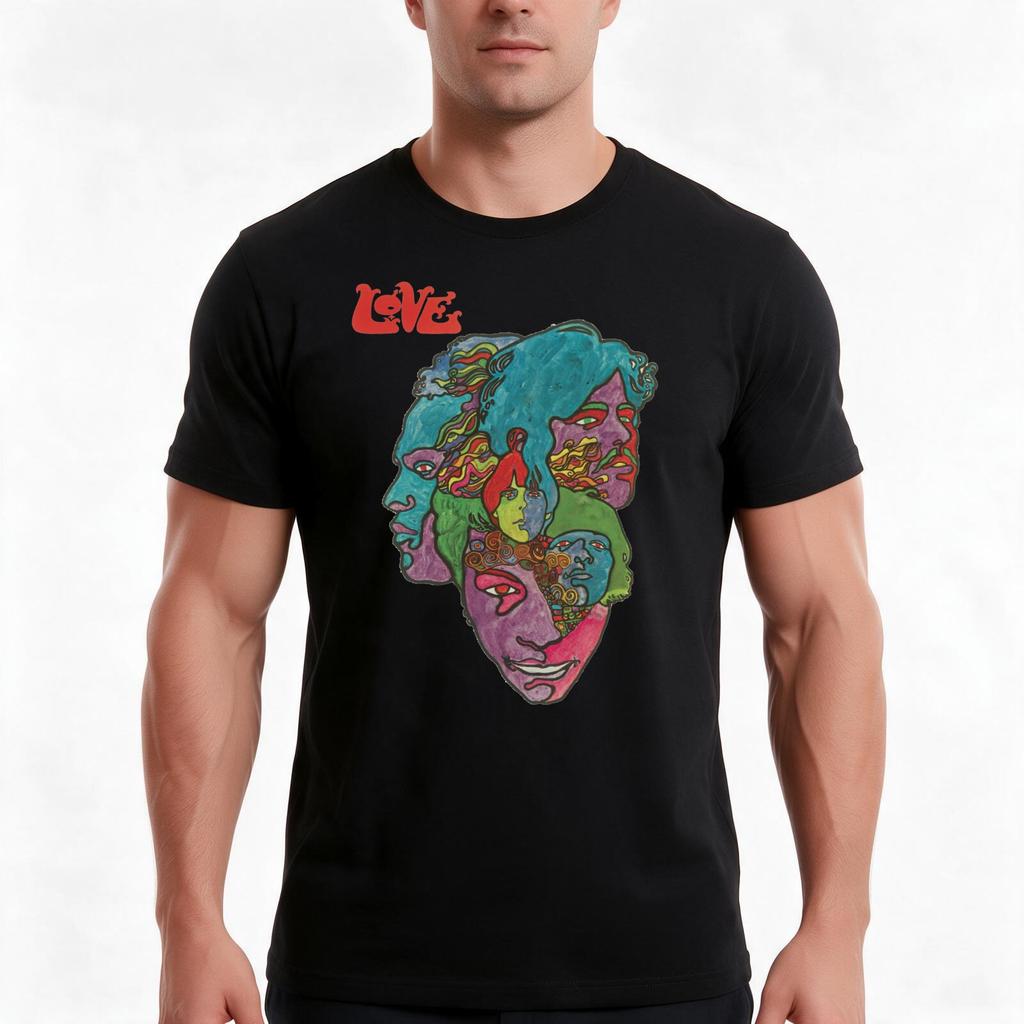 Love Forever Changes Tshirt Summer Casual Cotton Tee Oversized Streetwear Tops Vintage Graphic Print Unisex Unisex Unisex
