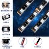 12pcs 108LED Motorcycle ATV RGB LED Neon Under Glow Strip Light Kit Remote Control