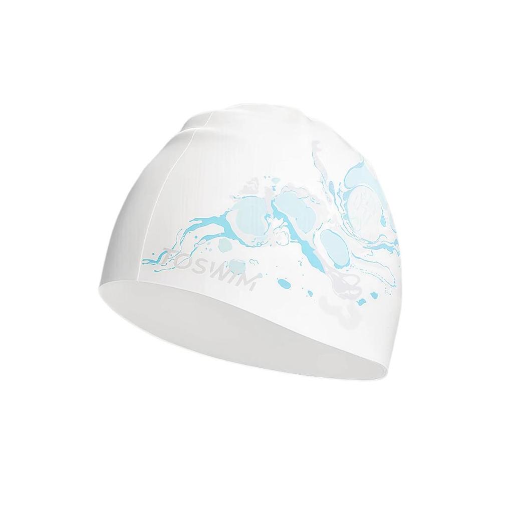 TOSWIM Silikon-Badekappe, Wasserdicht, für Langes Haar, Große Größe