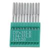 100 Count Sewing Machine Needles 120/19 Prevent Skipping Stitches Steel DIY Embroidery Needles for Leather Sewing Needles