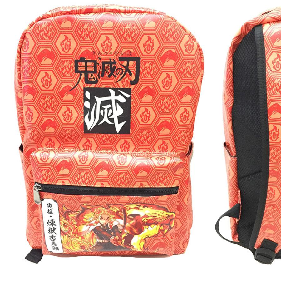 Japan cartoon comics Demon Slayer Fashionable and Unique Travel Backpack Student Shoulder Bag 0002 CLE