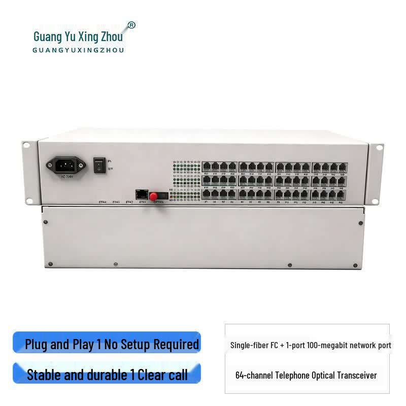 Telephone Optical Transceiver with Ethernet
