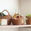 Basket with a Single Small 22 X 17 X Cm Handle Height 5 Looks Like Natural Perfect for Rooms with a Natural Making It Ideal for Kitchen and Garden