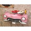 Akizuki Boeki Wall Mounted Object Car Stylish Retro OLDIES CAR HEAD SHELF PINK GK065 'Presly'