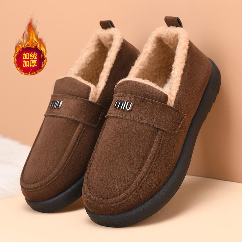 

Fleece and thicker new cotton shoes soft shoes women s cotton shoes warm and comfortable casual shoes children winter 41