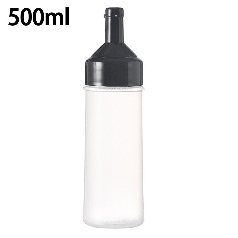 250Ml Kitchen Squeeze Seasoning Bottle With Rack Leak-Proof Condiment Empty Bottles