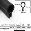 U-Shaped Waterproof Anti-Collision Dustproof Electrical Cabinet Rubber Seal