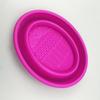 Soft Silicone Makeup Brush Cleaner Folding Powder Puff Cleaning Bowl Eyeshadow Brushes Wash Clean Mat Beauty Tools Scrubber Box
