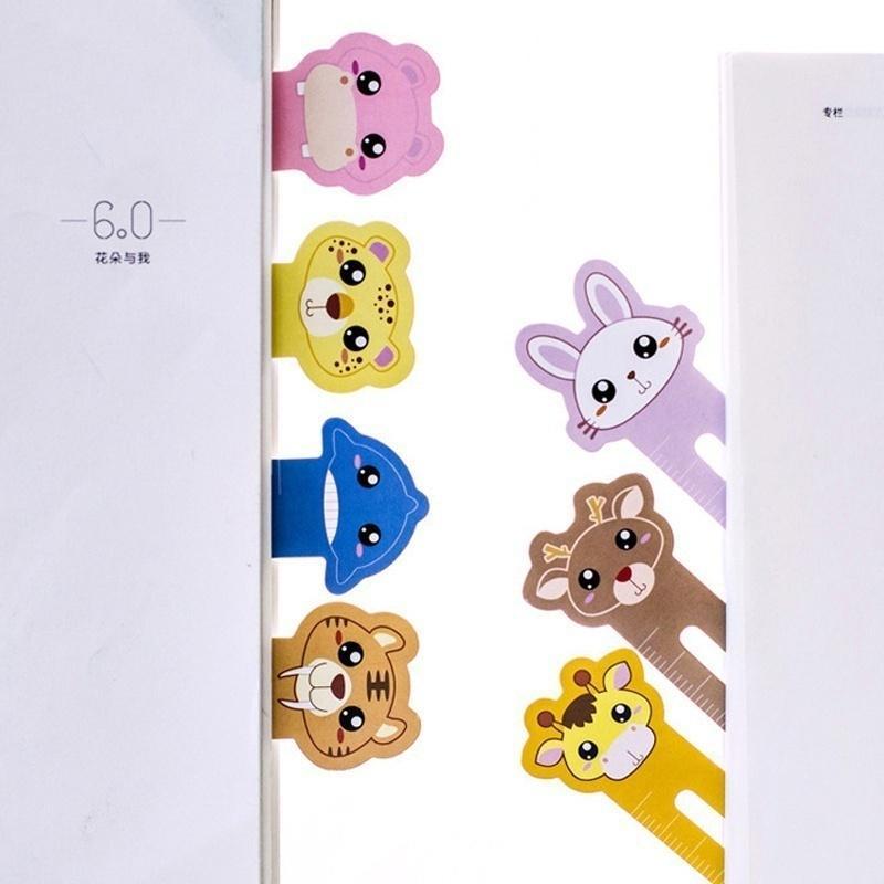 1box MO.CARD "Animal Farm " Scale Shape Bookmark Paper Bookmarks Kawaii Stationery School Suppl