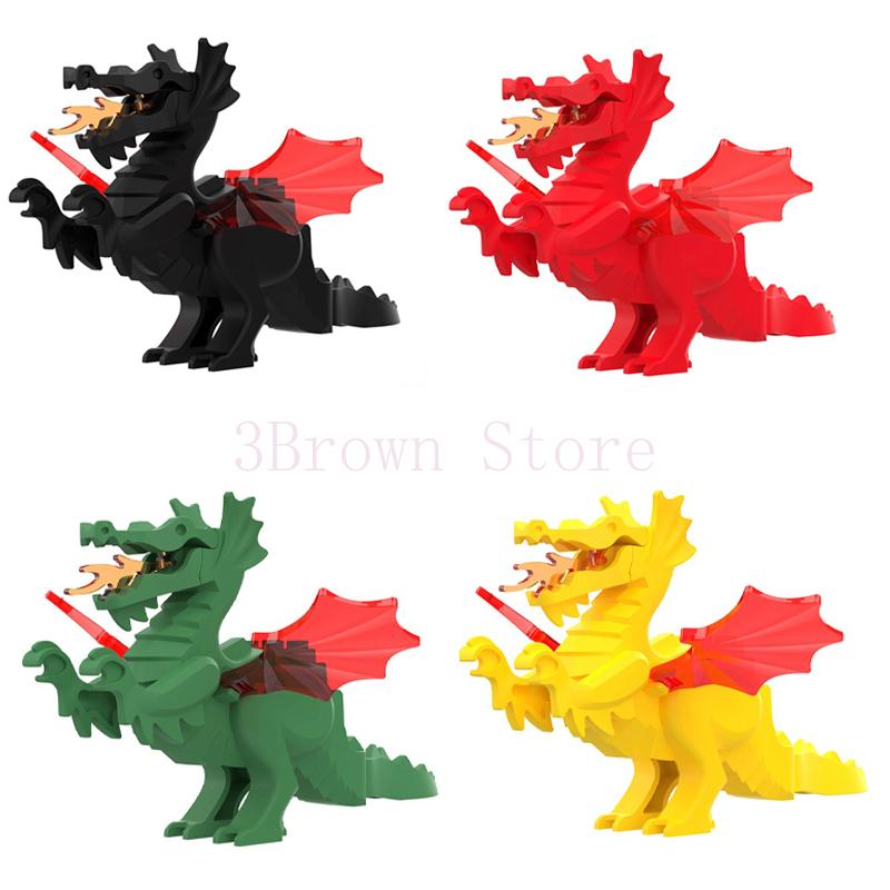 Afrikanische Wildtiere Bausteine Set Löwe Elefant Kamel Hirsch Wolf Giraffe Spielzeugmodell für Kinder Kreatives Kindergeschenk Stein S041