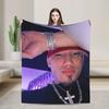 Omar Courtz Singer Soft Warm Blanket Child Plush Throw Blanket Print Living Room Flannel Bedspread Sofa Bed Cover