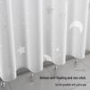 LIEI Premium Waterproof Mildew-Proof EVA Shower Curtain