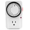 Mechanical Timer Plug Socket for Energy Efficiency, for Small Appliances and Low Power Devices