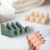 Soap Holder Practical Non-slip Easy Access Soap Dish Soap Dish Kitchen Sponge Storage Rack Soap Box for Shower Room