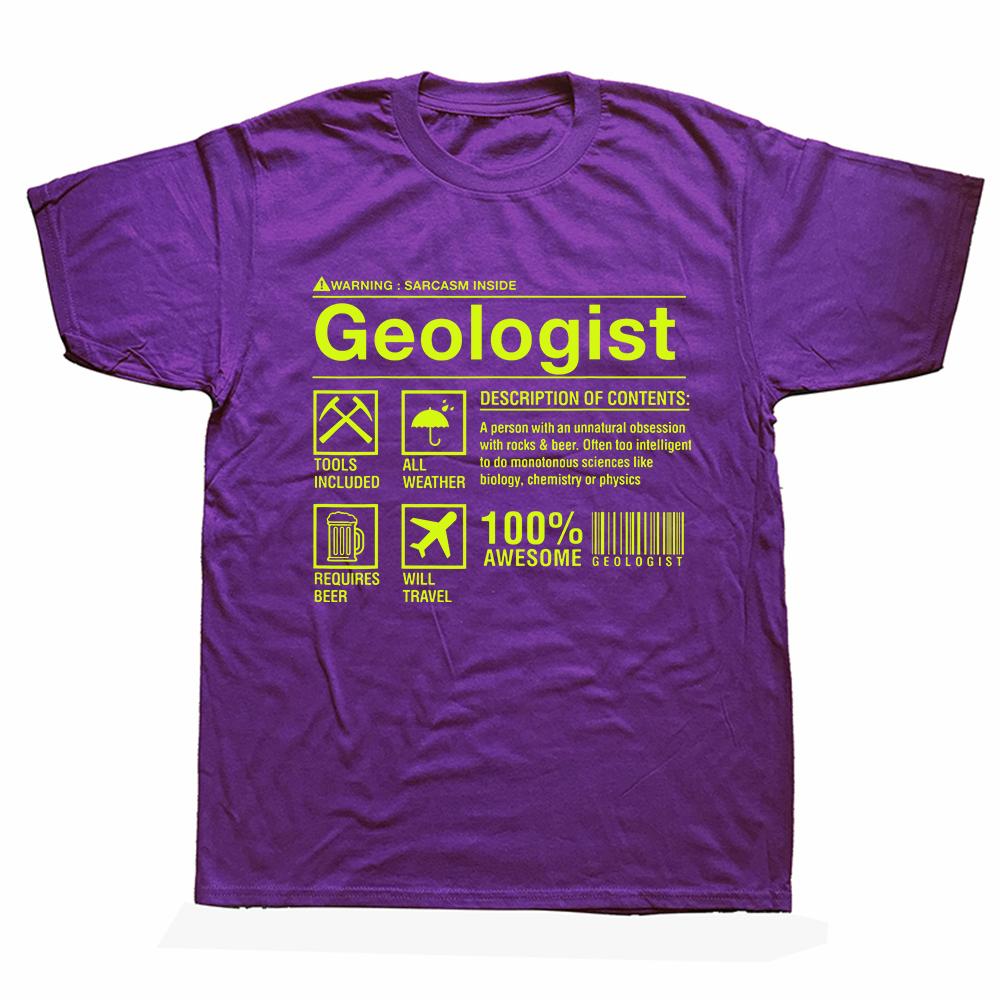 Funny Geologist Composition Geology Student T Shirts Streetwear Short Sleeve Birthday Gifts Summer Style T-shirt Mens Clothing
