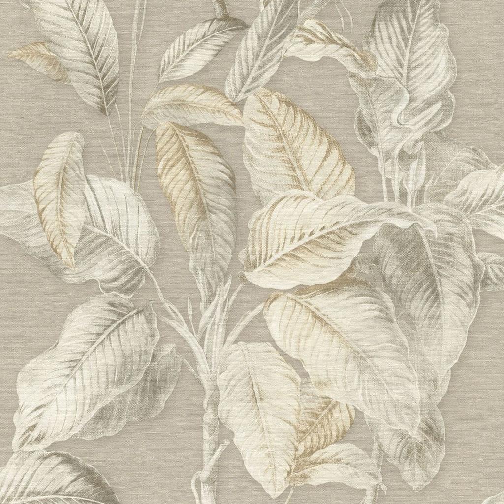 Rasch Boho Palm Leaf Vinyl Wallpaper