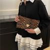 Women's handbag new clutch bag niche design sense fashion leopard print personality trend women's bag