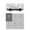 Initial D 1/30 Toyota AE86 Truend JDM Sports Car Alloy Diecast Metal Model Car Sound & Light Jump The Light Collection Hobby Boy