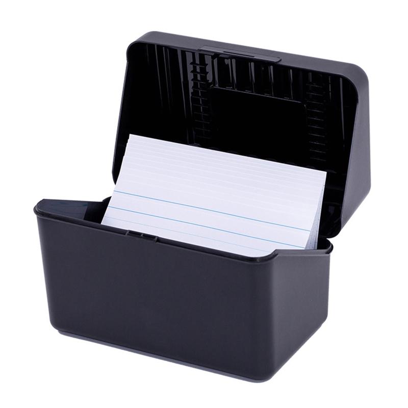 Notes Card Storage for Case Holds Up 300 Cards for 3 X 5 Inches Business Name Ca