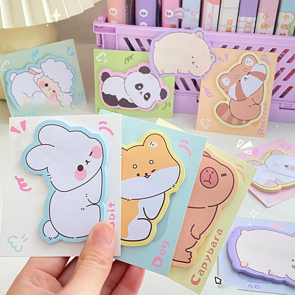 Drăguț animal sticky notes drăguț desene animate Memo Pad Ins Kawaii papetărie postat tabs its Memo mesaj hârtie rechizite școlare