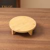 Supporto per piante in bambù, portavasi per fiori, da tavolo, da interno, sgabello rotondo, portavasi, espositore per piante in vaso, cupcake, ceramiche