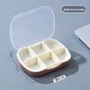 Portable Pill Box: Large Capacity, Sealed, Mini Dispenser with Cutter for Weekly Tablets