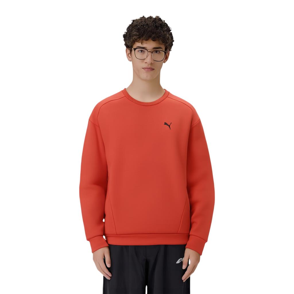 Puma Fw25 Crew Sweat Mfo D Sports Casual Loose Fit Round Neck Raglan Sleeve Sweatshirt Unisex Sweatshirt 695004-11