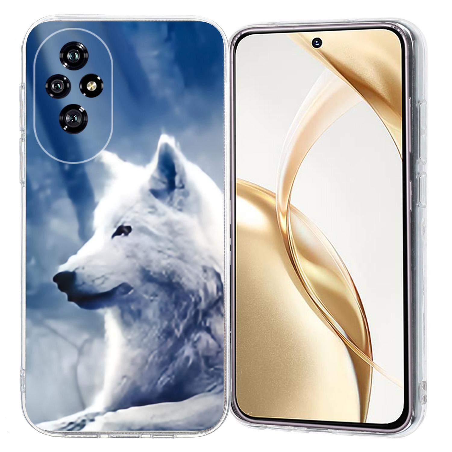 

For Honor 200 5G Case Pattern Printing Shockproof Soft TPU Phone Cover H