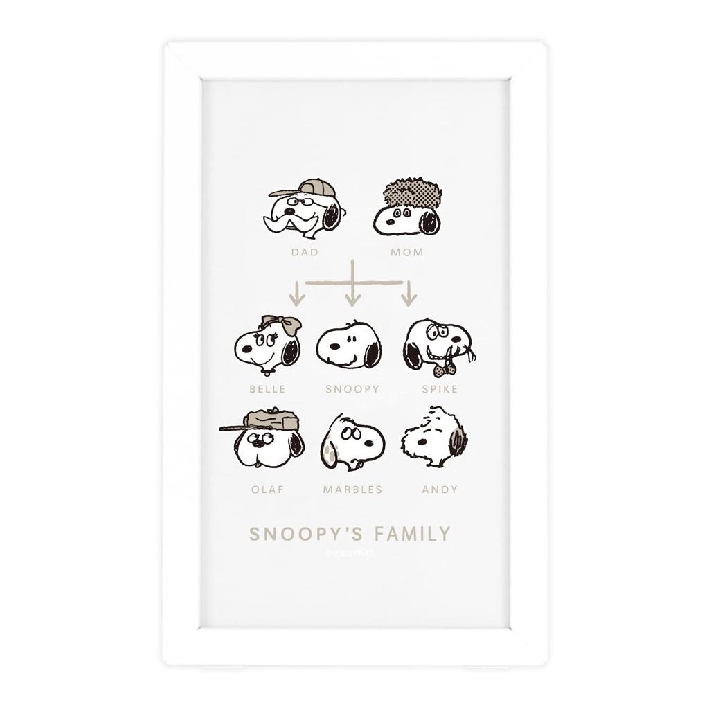 Gourmandies Peanuts Snoopy Photo Frame with USB Port AC Tap Everyone Type-C SNG-778C