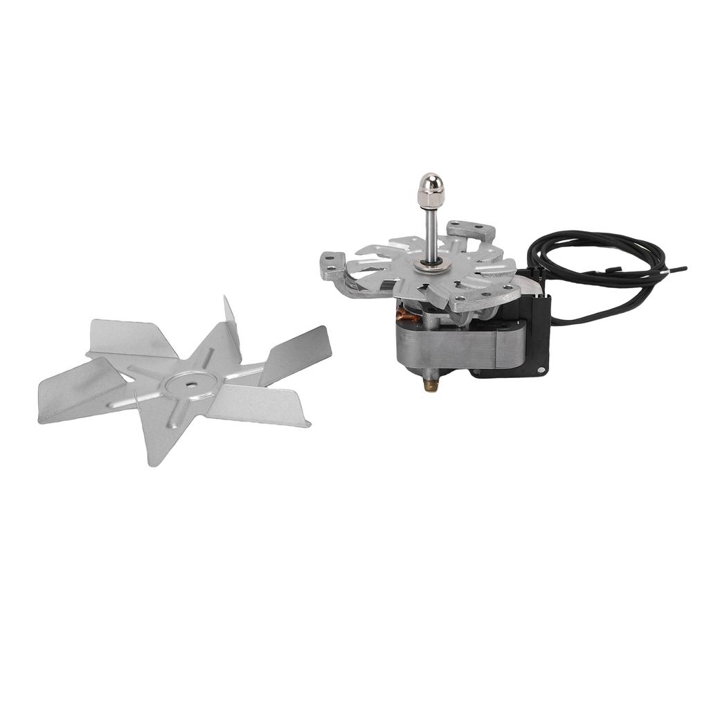 Oven Motor and Fan Blade Heatproof Aluminum High Performance Drying Motor with 6 Fan Blades