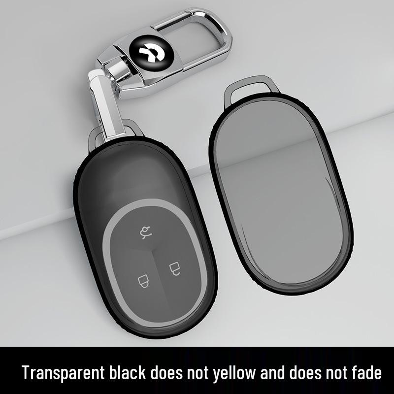 2022 NIO ET7/ES7/ET5 Key Case: Transparent Protective Shell with Buckle