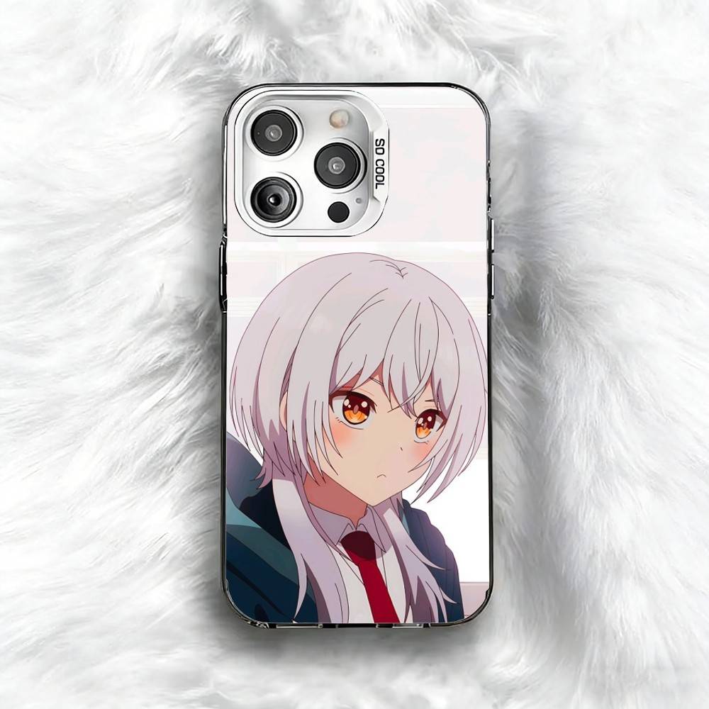 Anime Tune In to the Midnight Heart Phone Case For iPhone 16 17 15 14 12 13 Pro Max Black Color Shockproof Cover