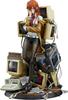 STEINS GATE Makise The Magic Eye of Fate Scale Plastic Painted Complete Figure Kurisu [Reading Steiner] 1/7 (Reissue)